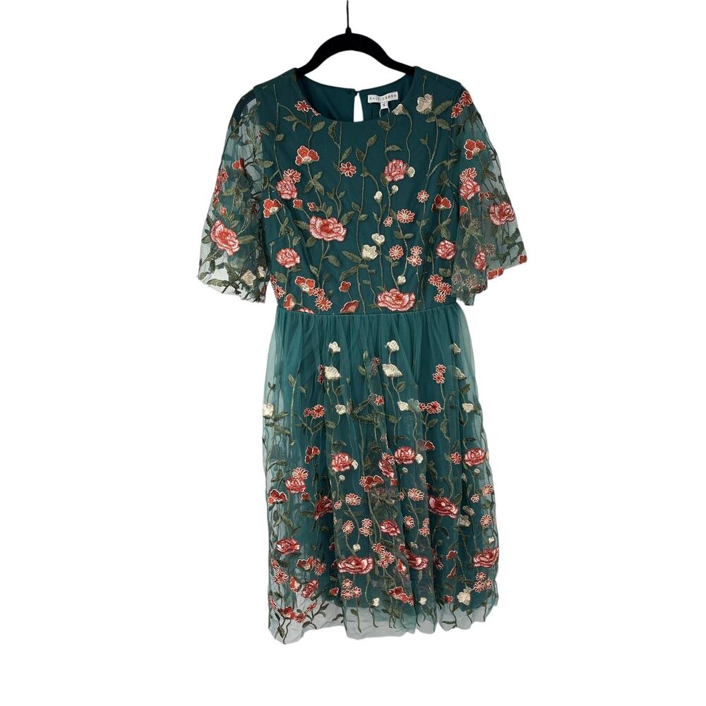 Baltic Born Duchess Tulle Dress Jade Garden Womens S NWT - Picture 2 of 14